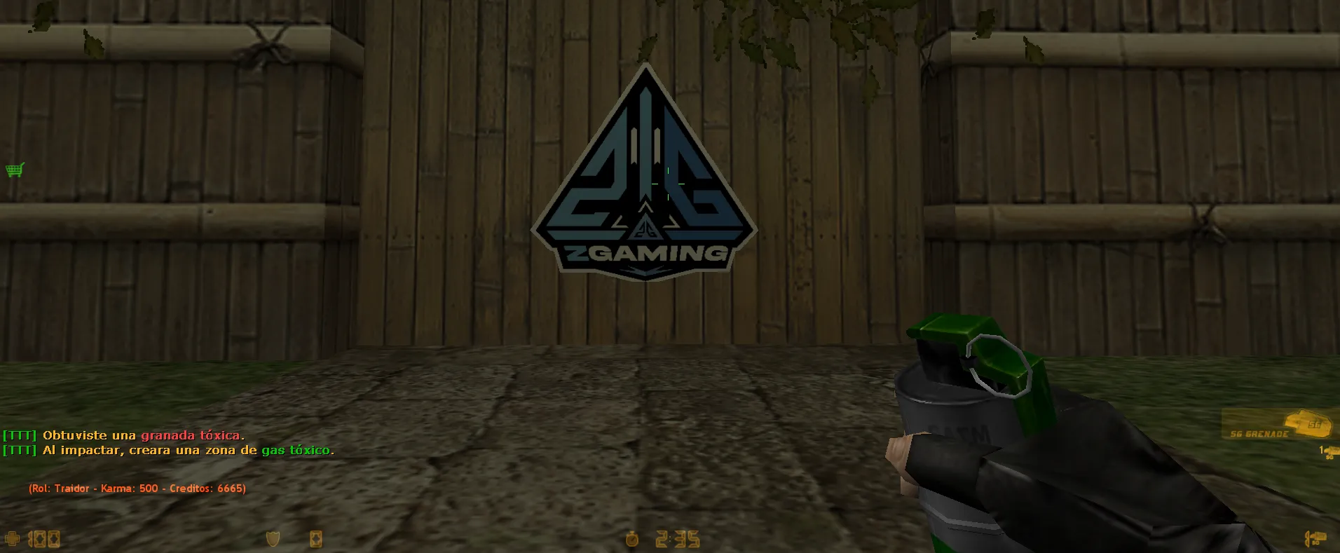 Modelo de granada tóxica