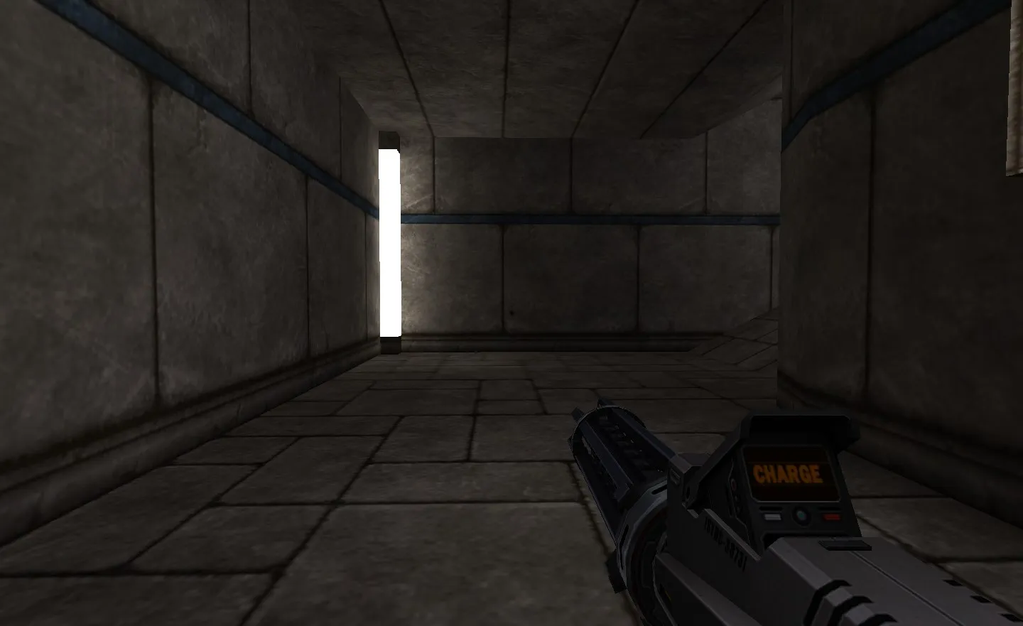 Laser Minigun equipada